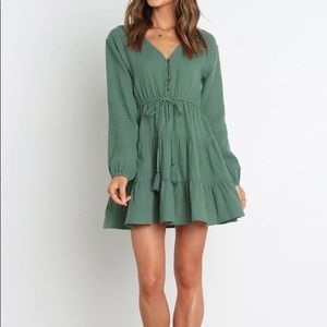 Petal & Pup LOFTUS DRESS - GREEN